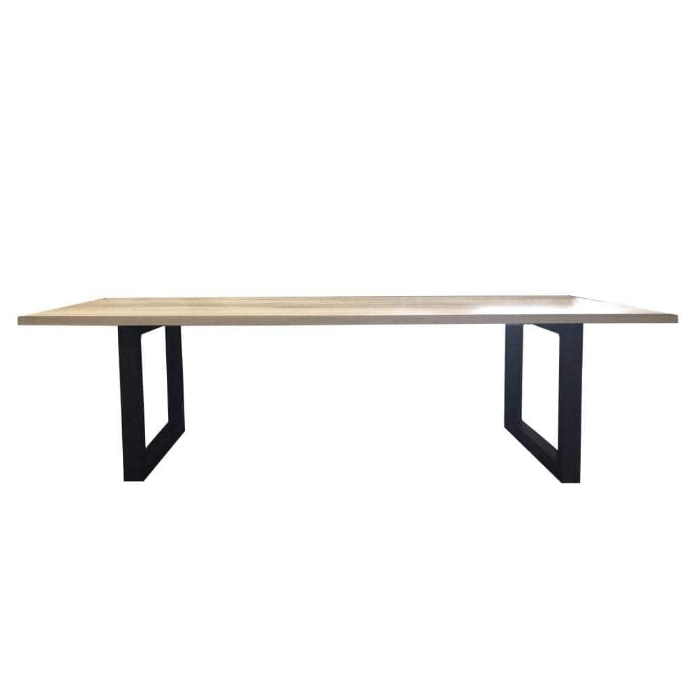 Terence Rectangle Dining Table Black Legs-Dining Tables-MRD Home-Default Title---abc