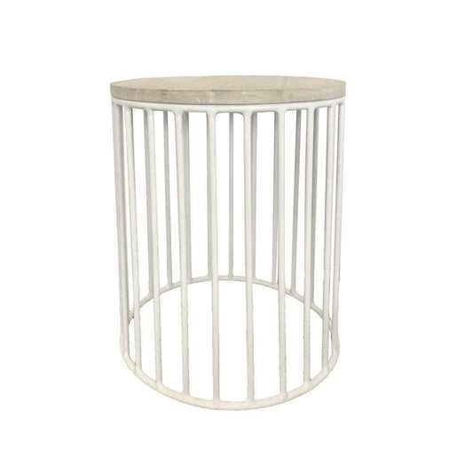 Finn Side Table White-abc