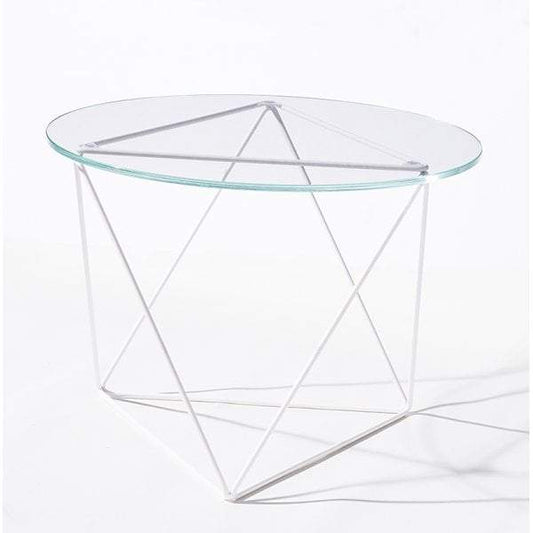 Metageo Side Table White-abc