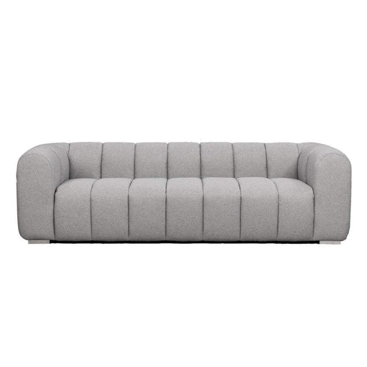 Clarence Ribbed Sofa Charcoal-abc