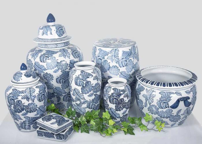 Monstera Ginger Jar-abc