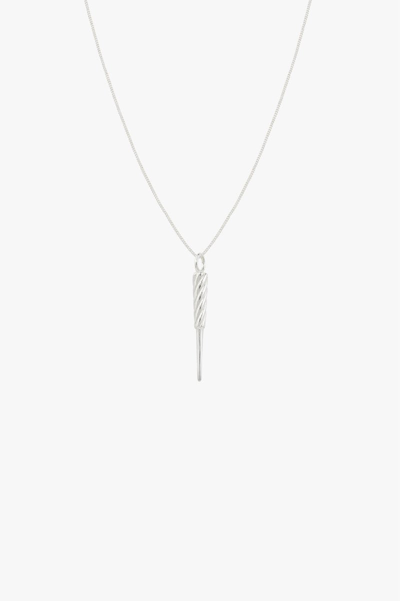 Ice pick pendant silver-abc