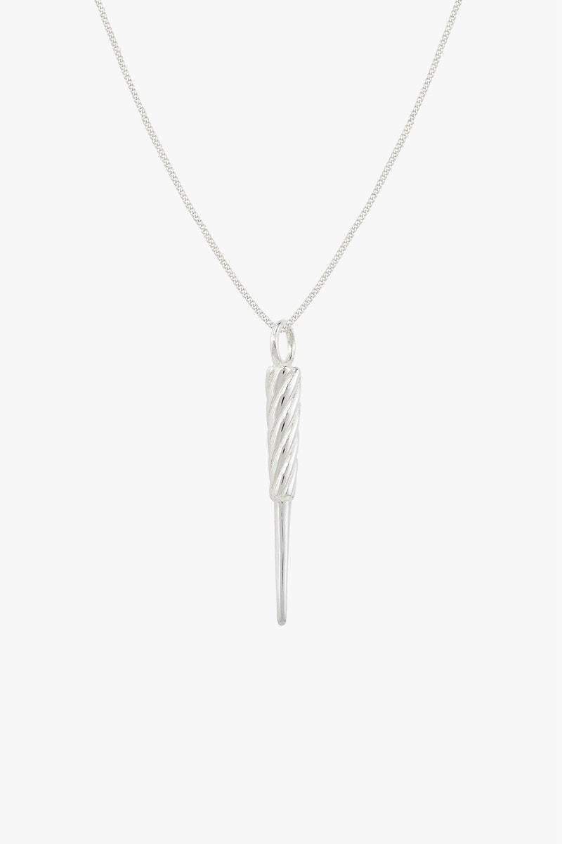 Ice pick pendant silver-abc