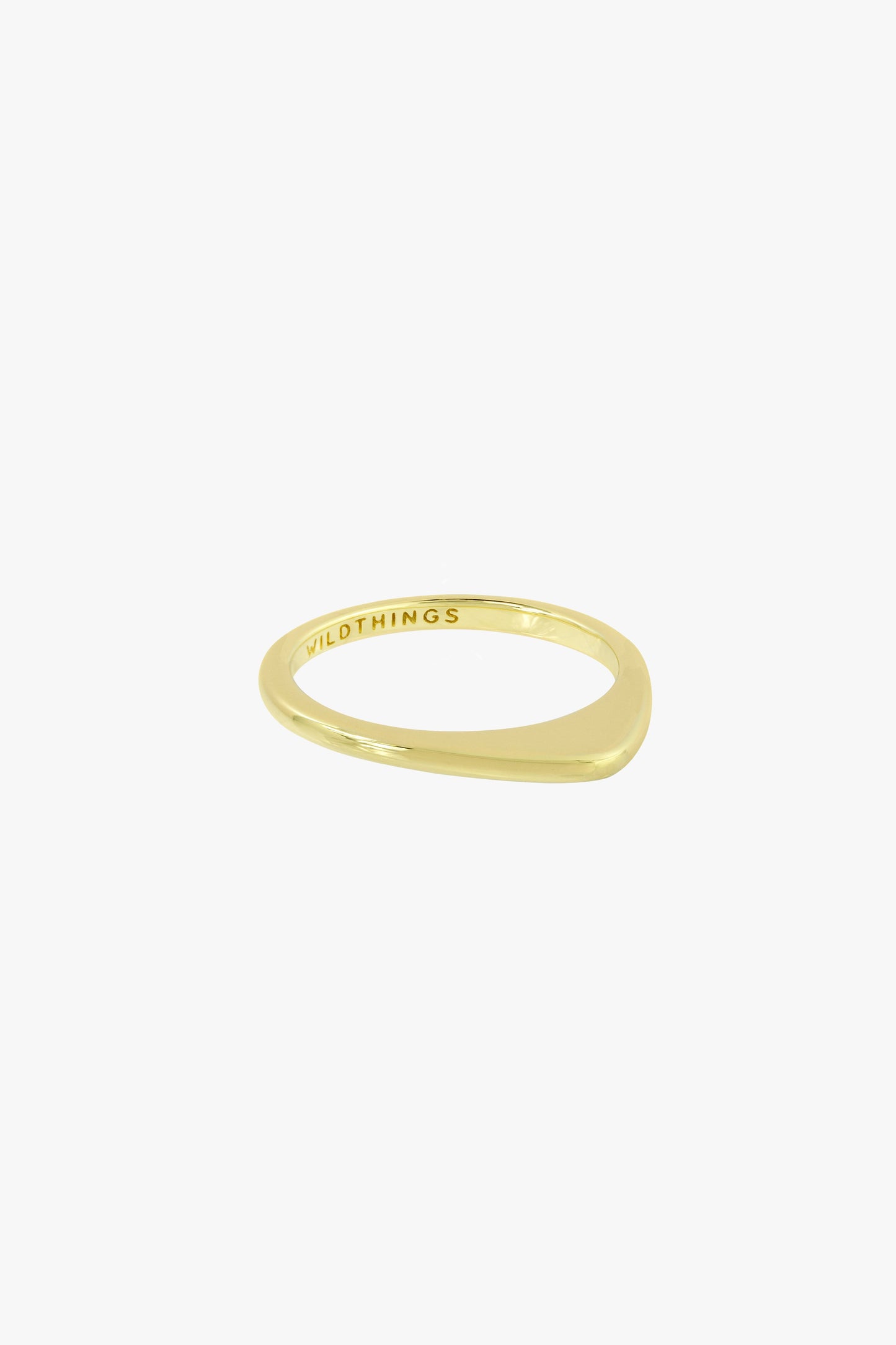 Destination ring gold plated-abc