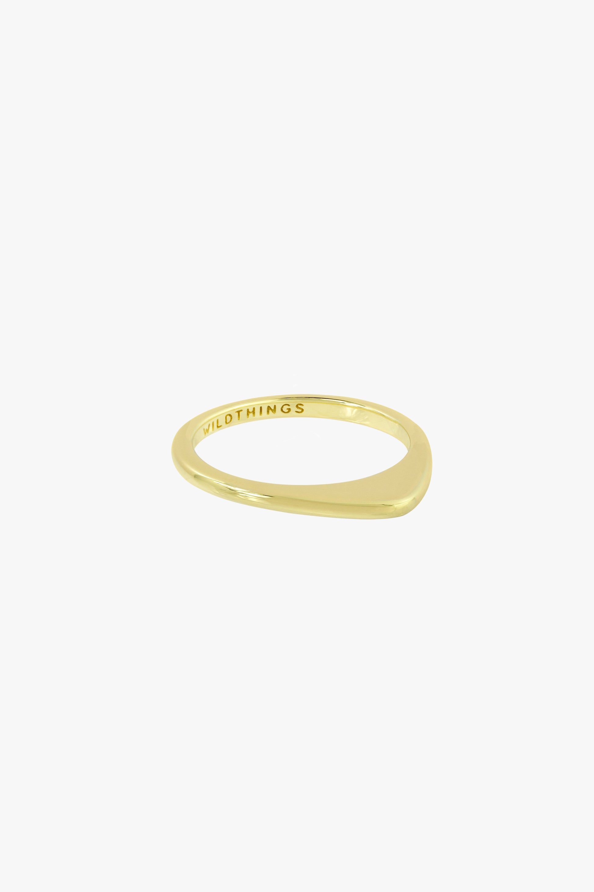 Destination ring gold plated-abc