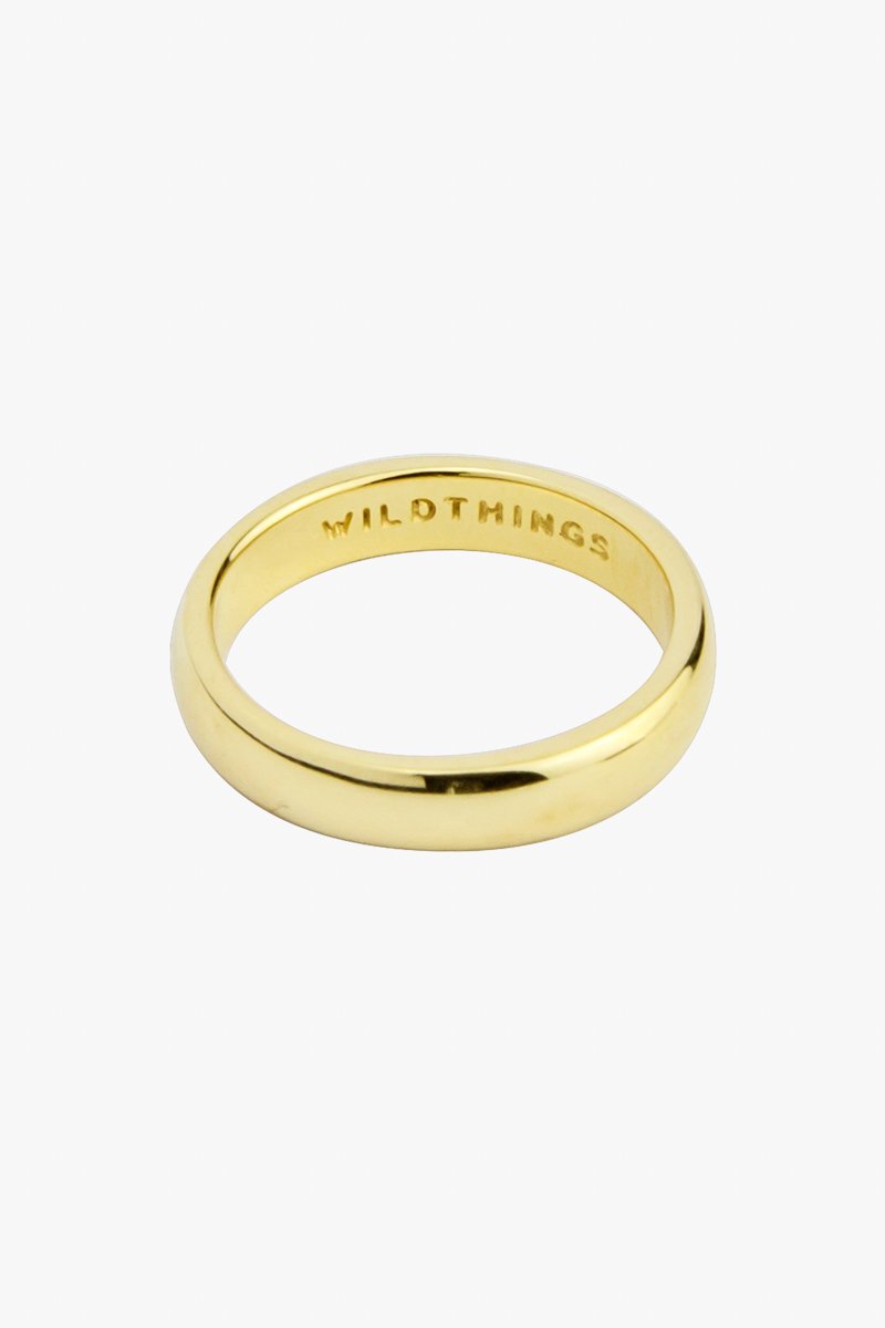 Pinky band 14k solid gold-Ring-Wildthings_collectables-1 (US 3.5 / 14.5mm)-Solid Gold--abc