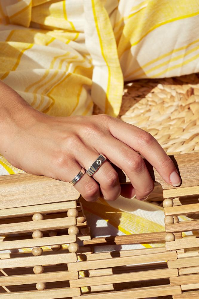 Triple pinky band silver-Ring-Wildthings_collectables-1 (US 3.5 / 14.5mm)-Silver--abc