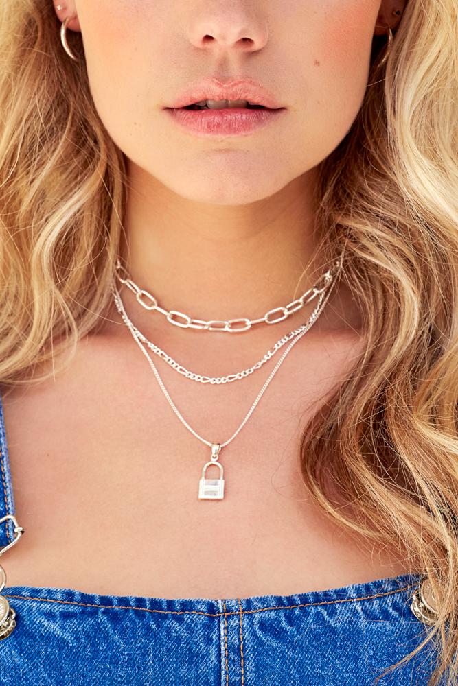 Chunky love silver (40 cm)-abc