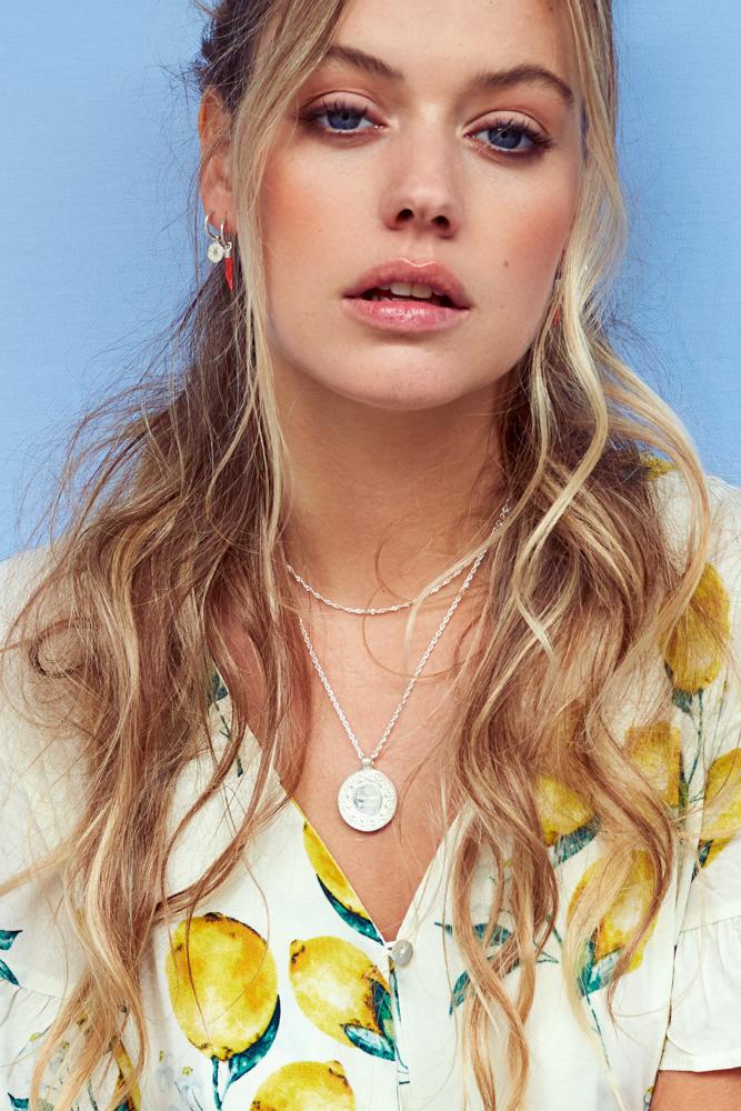 Choker silver (36cm)-abc