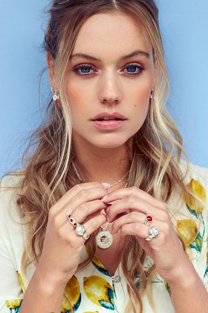 Lava ring silver-abc