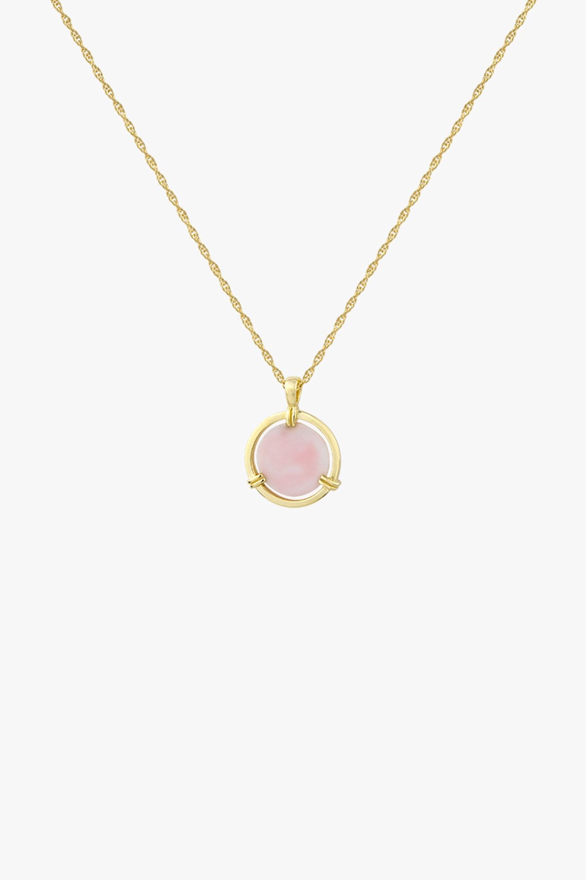 Pink clouds pendant gold plated-Pendant-wildthings_collectables-Gold plated-Pendant--abc