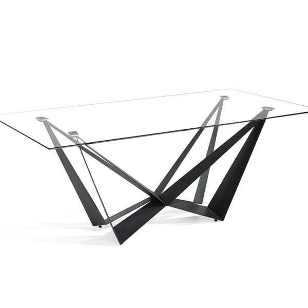 Radiance Rectangle Dining Table Glass Black-Dining-Future Classics Furniture-Default Title---abc