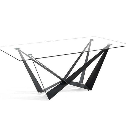 Radiance Rectangle Dining Table Glass Black-Dining-Future Classics Furniture-Default Title---abc
