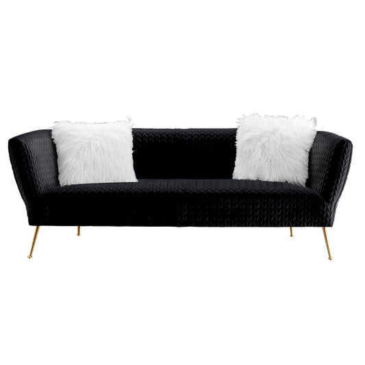 Zeta 3 Seater Sofa Black-Living-Future Classics Furniture-Default Title---abc