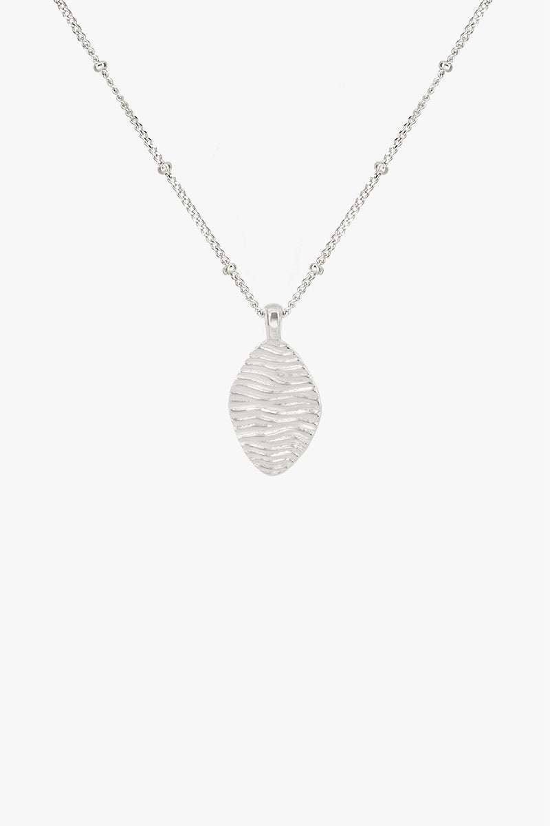 Water ripple pendant silver-Pendant-wildthings_collectables-Pendant-Silver--abc