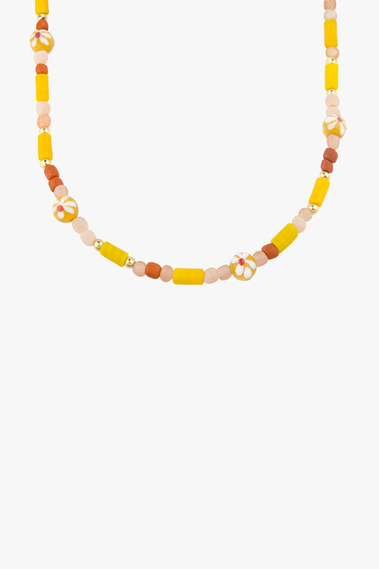 Sunshine necklace gold plated (34 cm)-Necklace-wildthings_collectables-Gold plated---abc