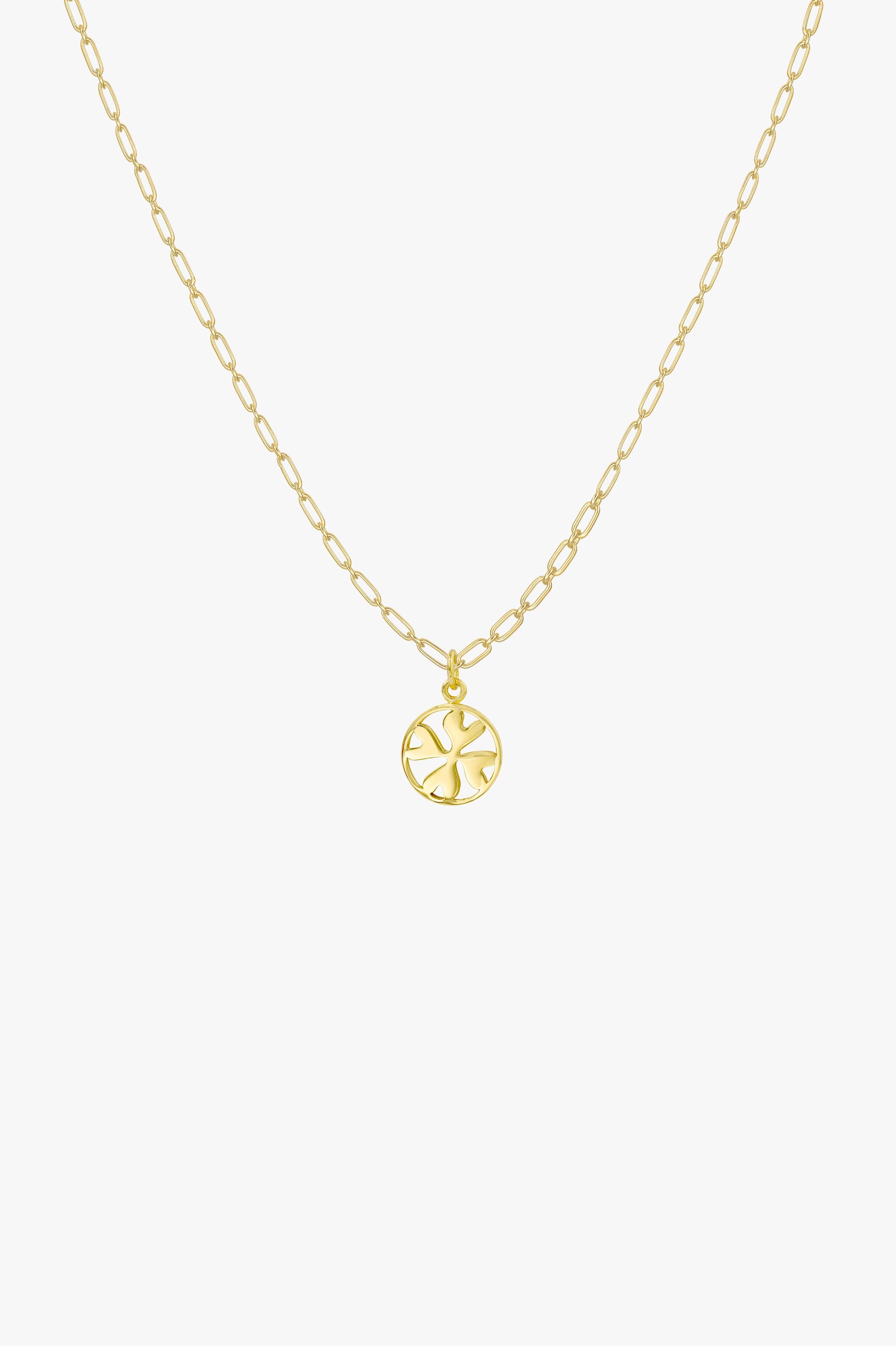 Clover club pendant gold plated-abc