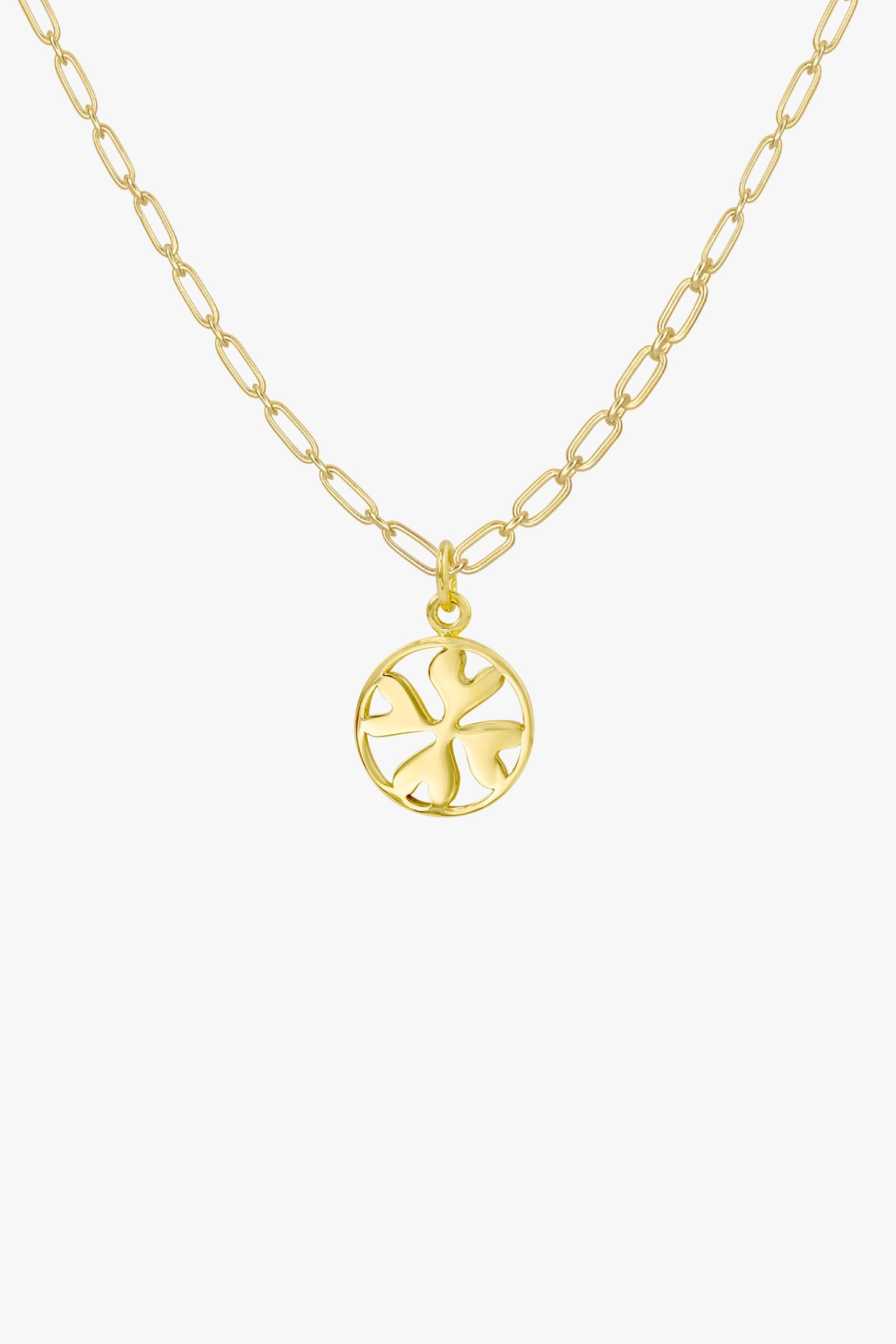 Clover club pendant gold plated-abc