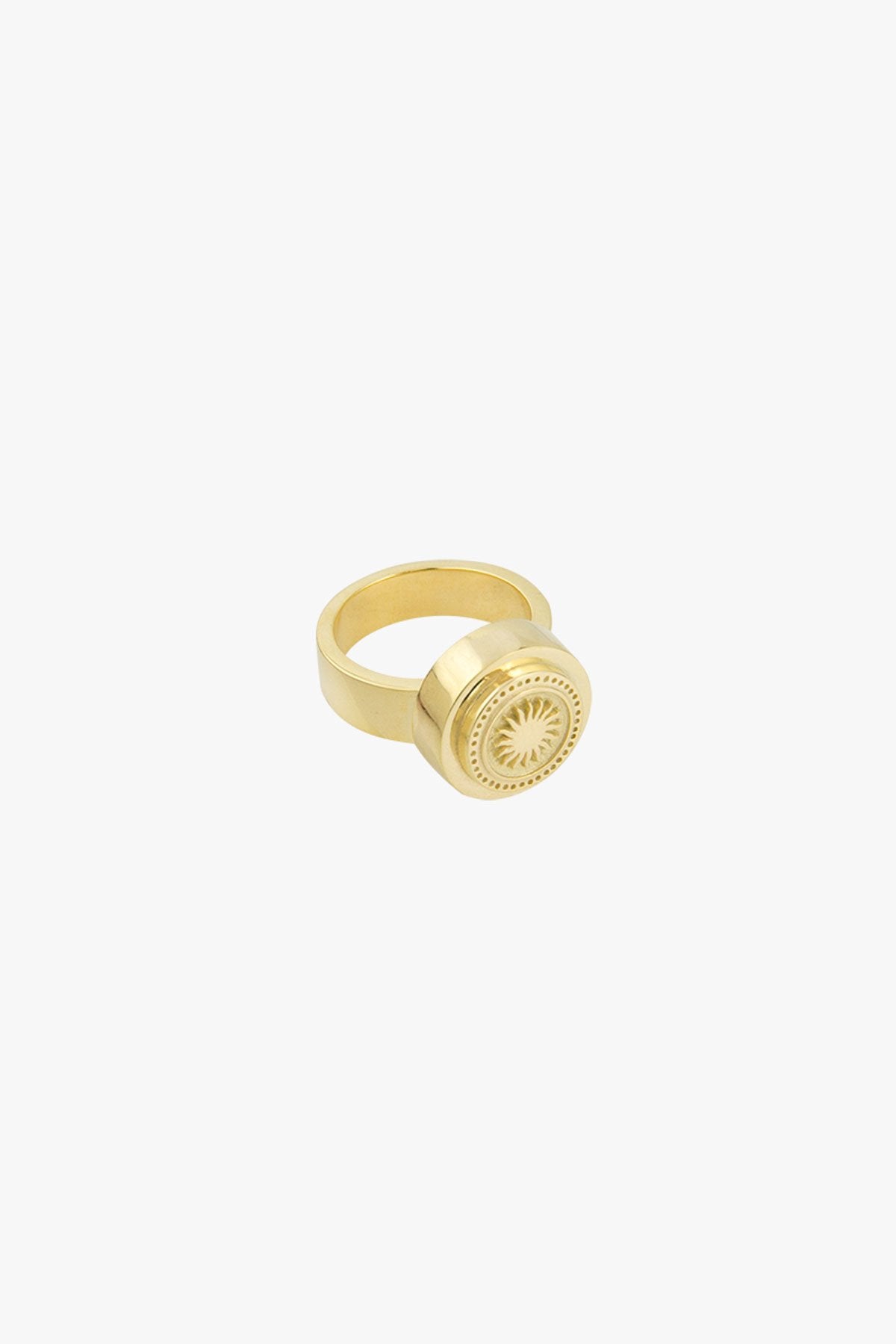 Rising sun pinky ring gold plated-Ring-wildthings_collectables-Gold plated-1 (US 3.5 / 14.5mm)--abc