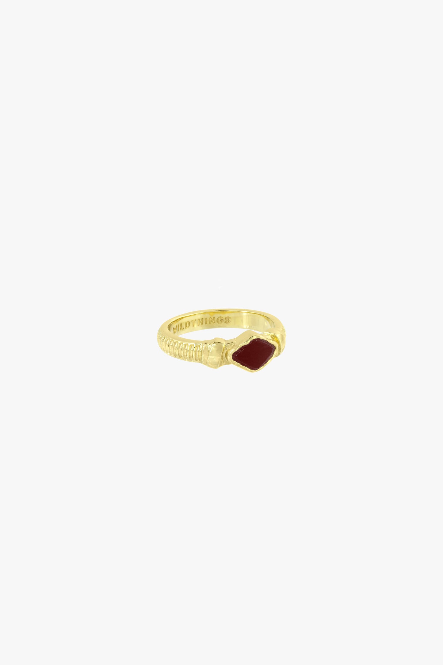 Holiday affairs pinky ring gold plated-abc