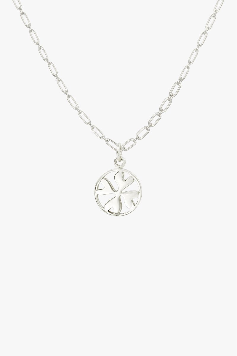 Clover club pendant silver-abc