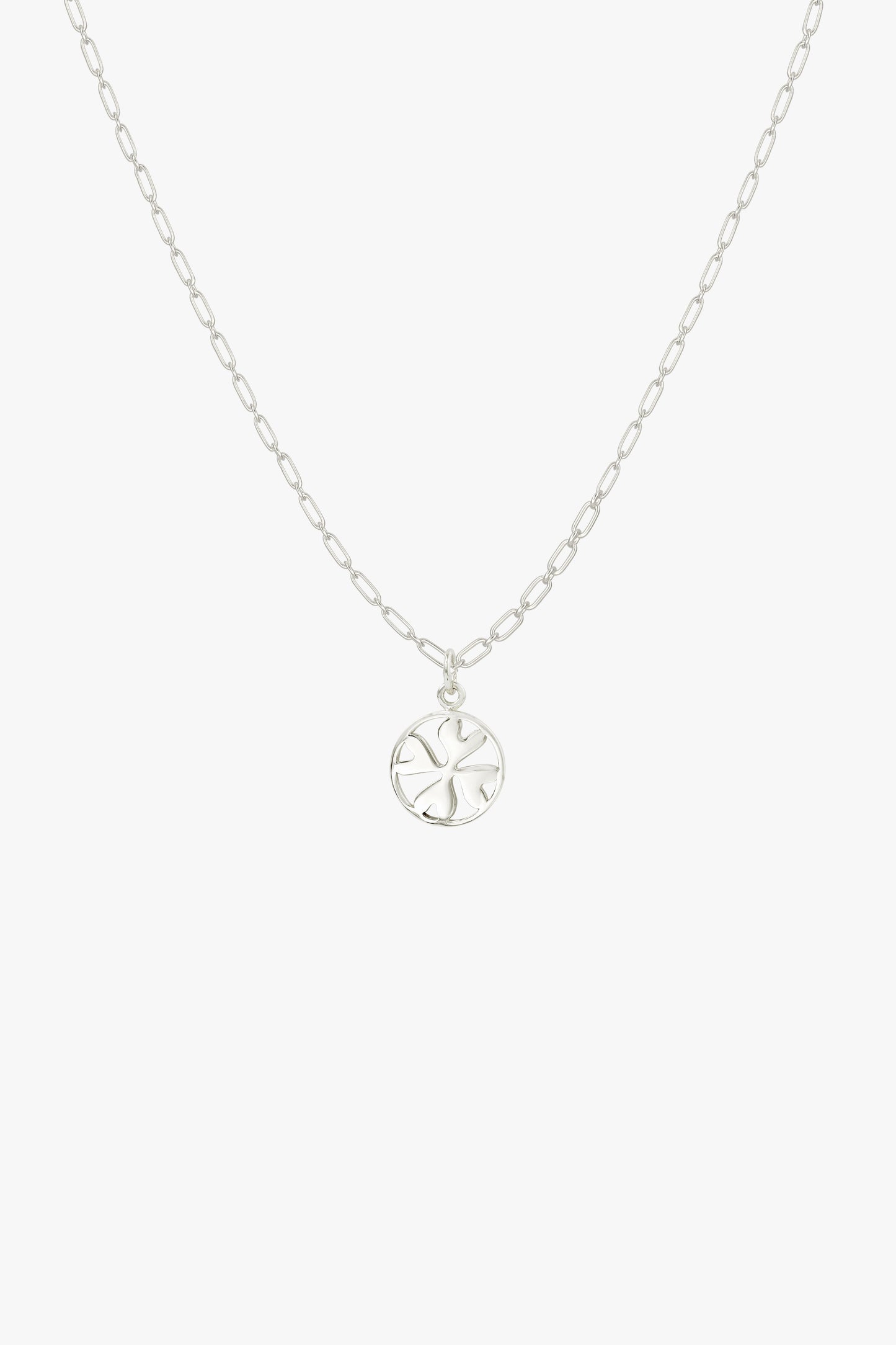 Clover club pendant silver-abc