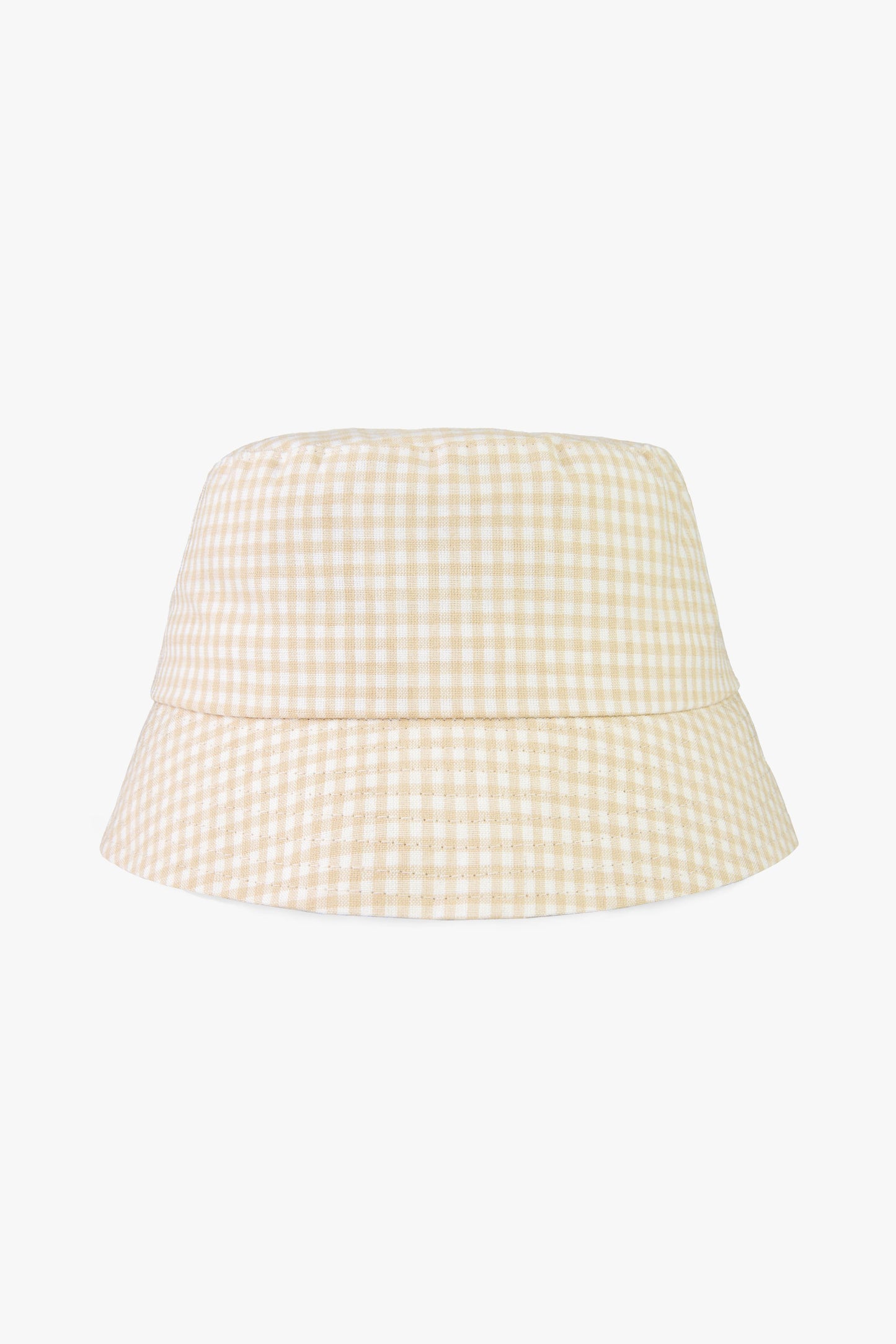 Check mate beige bucket hat-abc