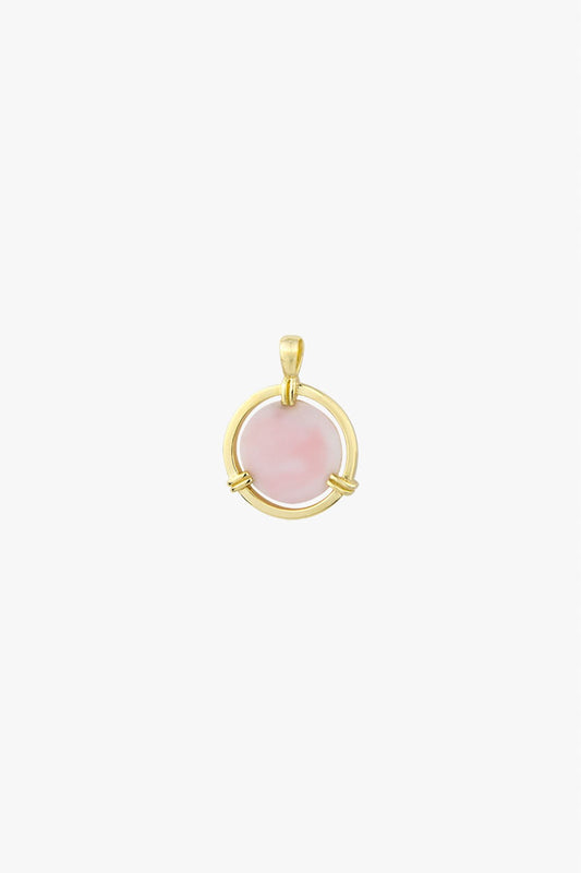Pink clouds pendant gold plated-Pendant-wildthings_collectables-Gold plated-Pendant--abc