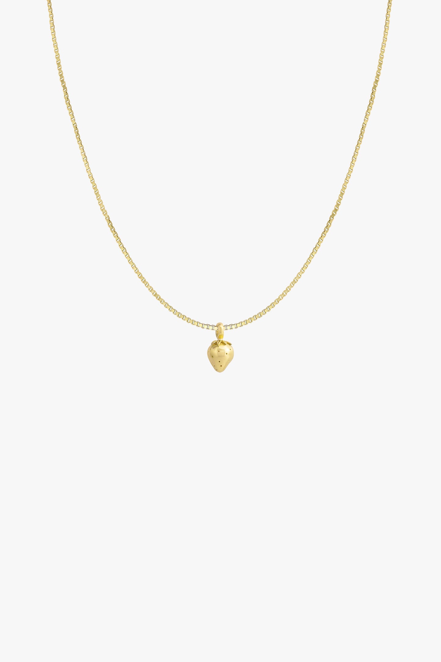 Vintage strawberry pendant gold plated-Pendant-wildthings_collectables-Pendant-Gold plated--abc