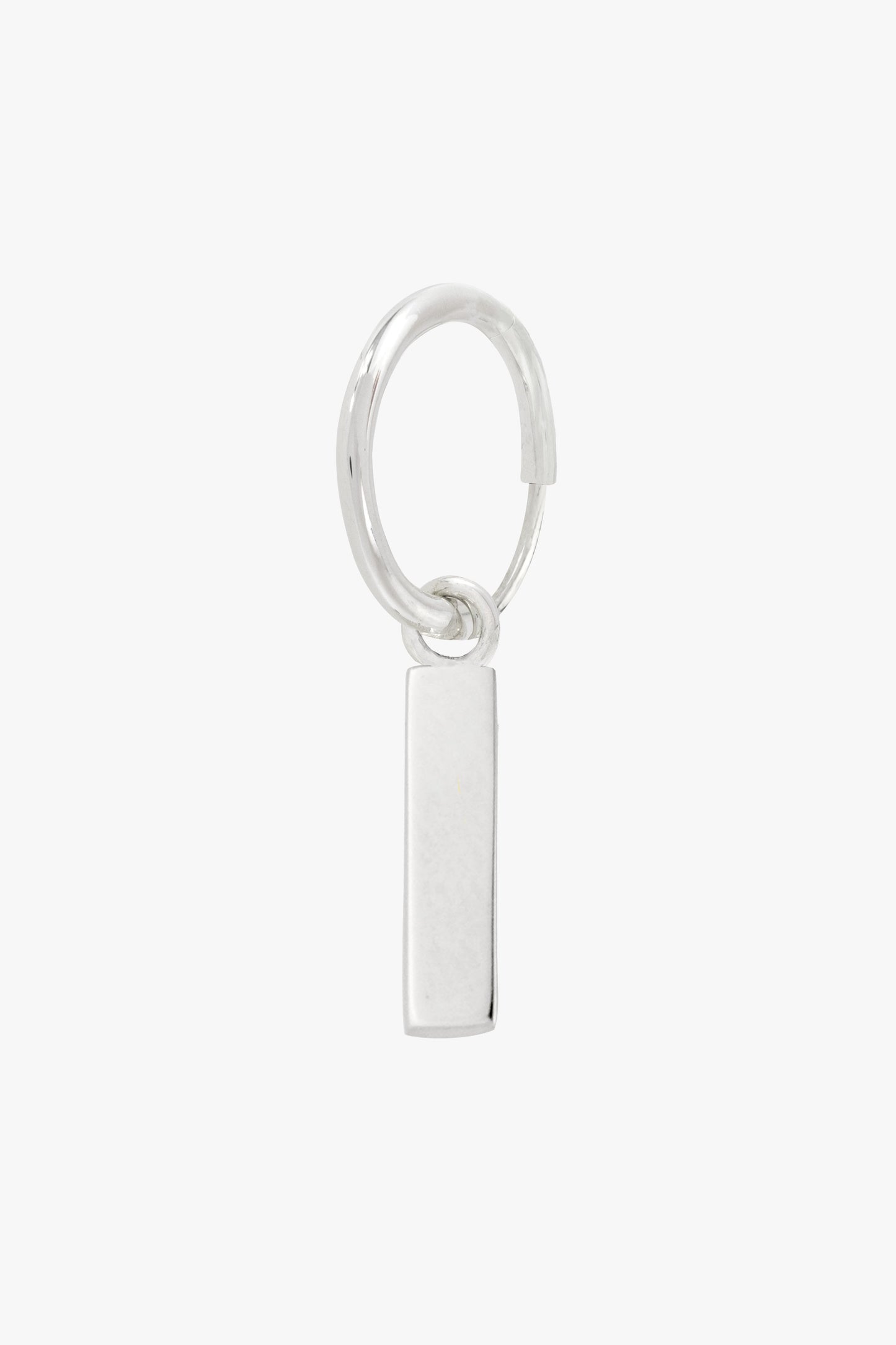 Classic bar earring silver-abc