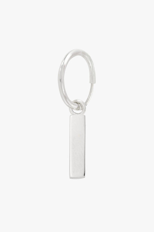 Classic bar earring silver-abc