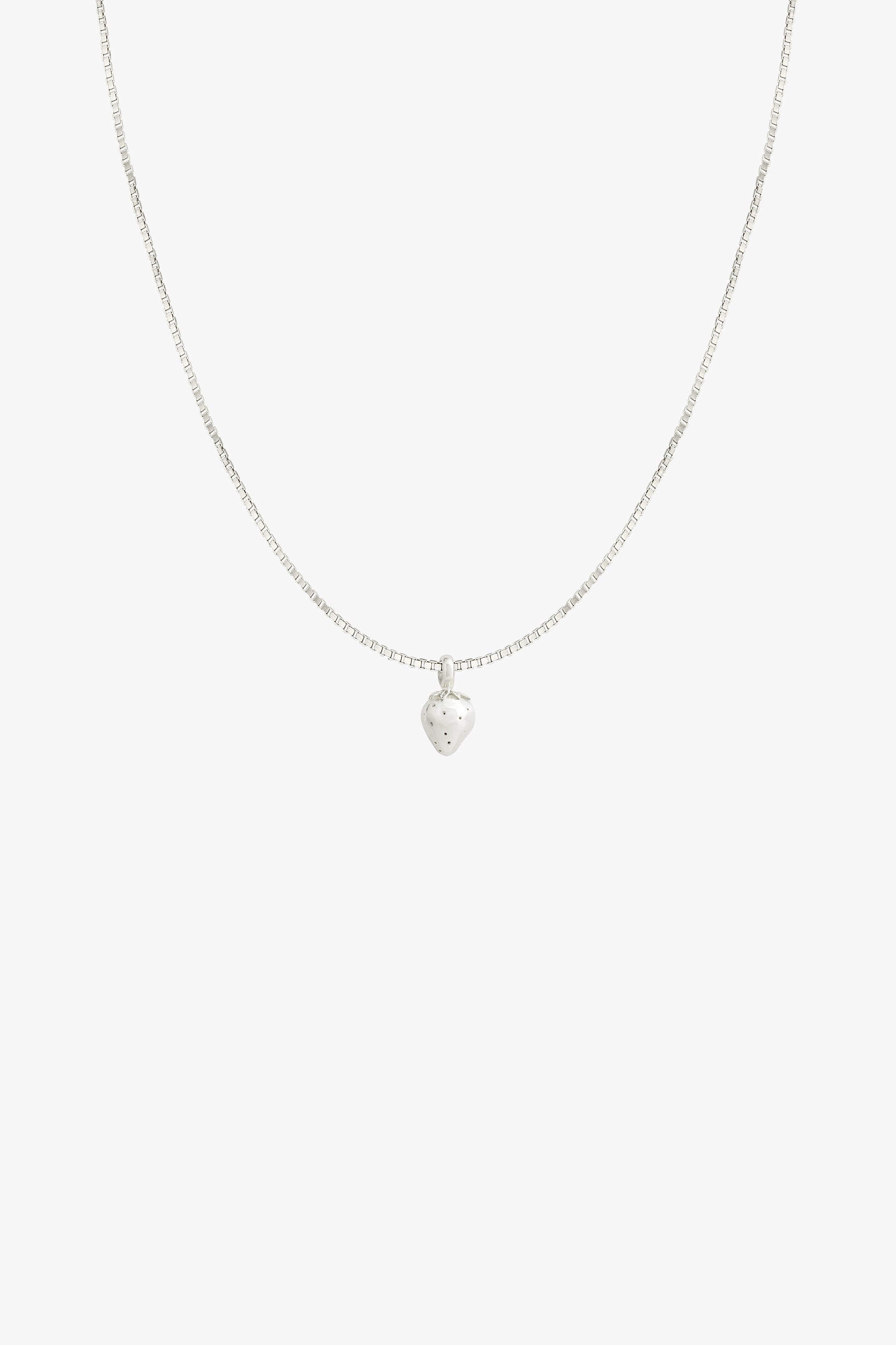 Vintage strawberry pendant silver-Pendant-wildthings_collectables-Pendant-Silver--abc