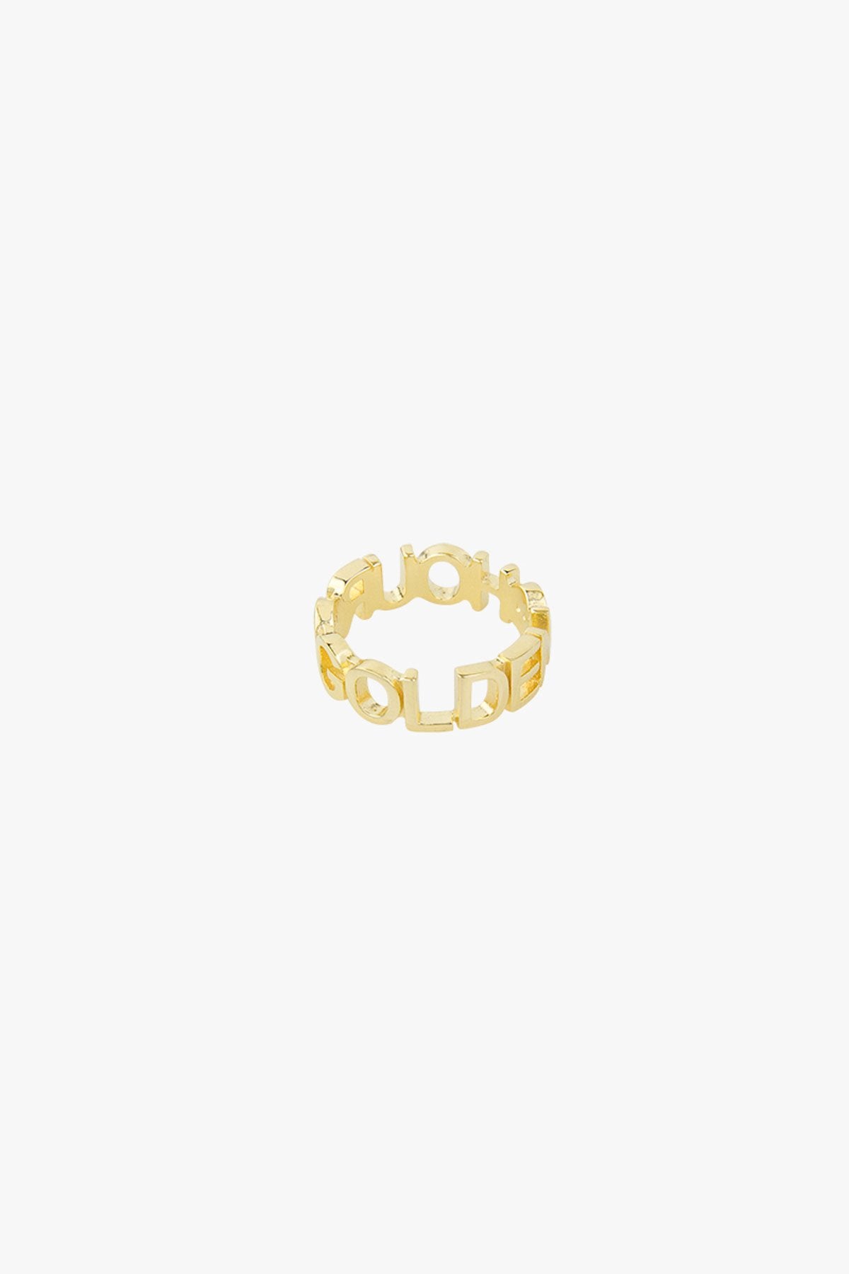 Golden hour ring gold plated-abc