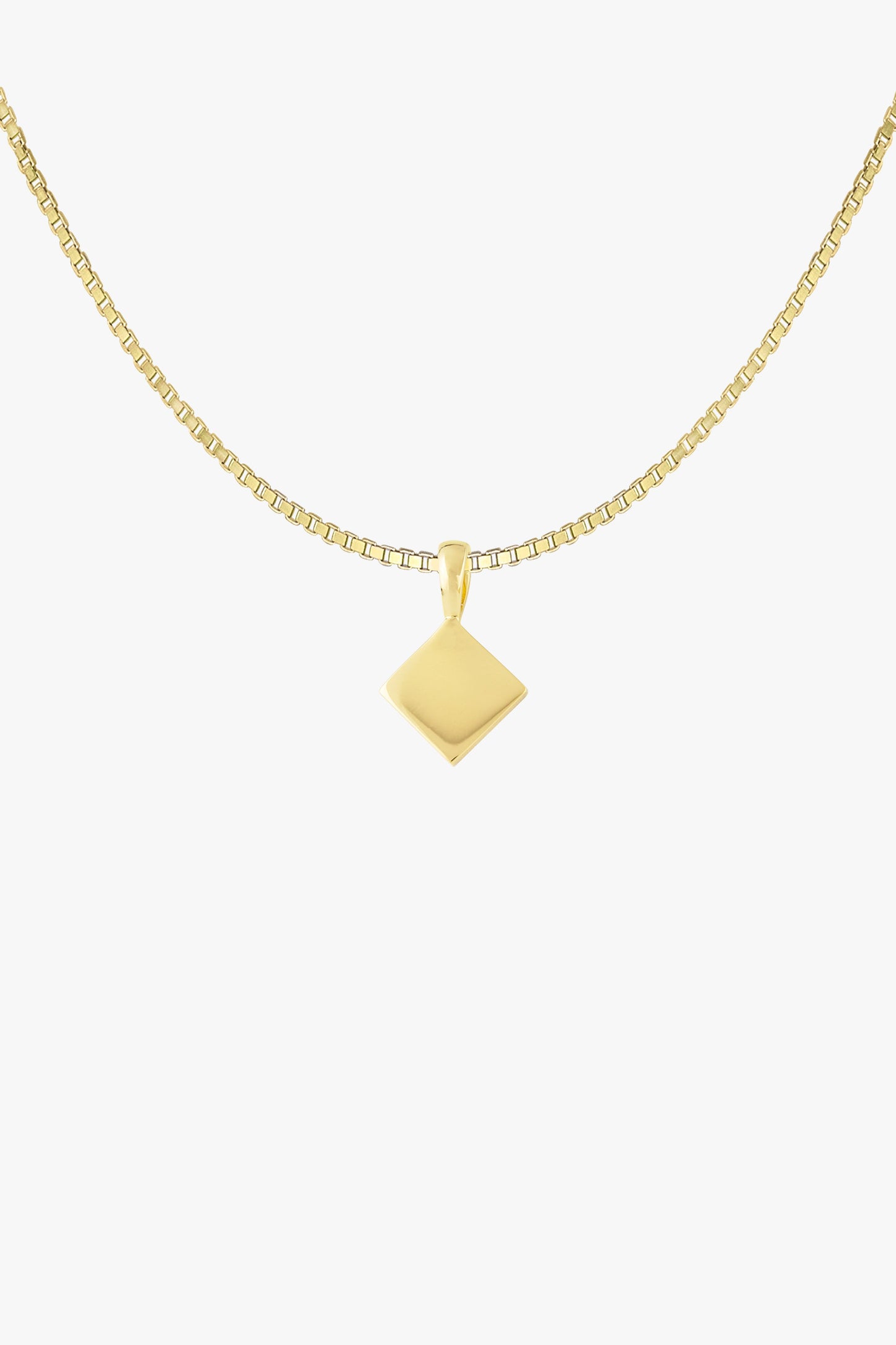 Memoire pendant gold plated-abc