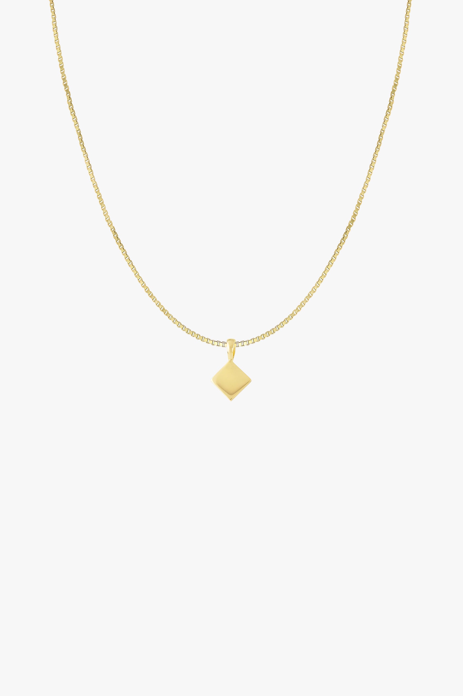 Memoire pendant gold plated-abc