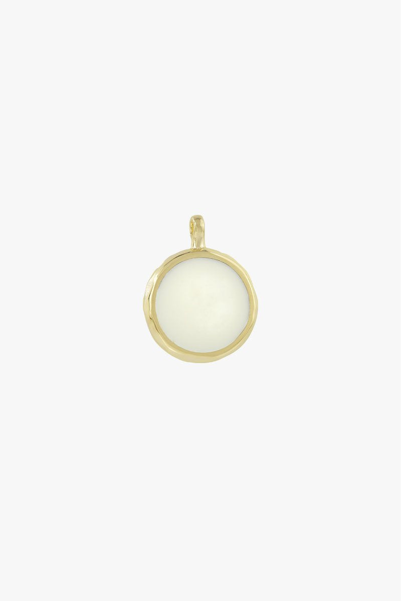Doublesided yin yang pendant gold plated-abc