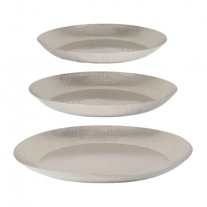 Tray Round 60x45x40 Nickel Set/3-Accessories-Florabelle-Default Title---abc