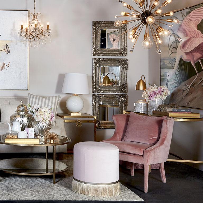 Tillie Arm Chair - Blush-Living-Cafe Lighting and Living-Default Title---abc