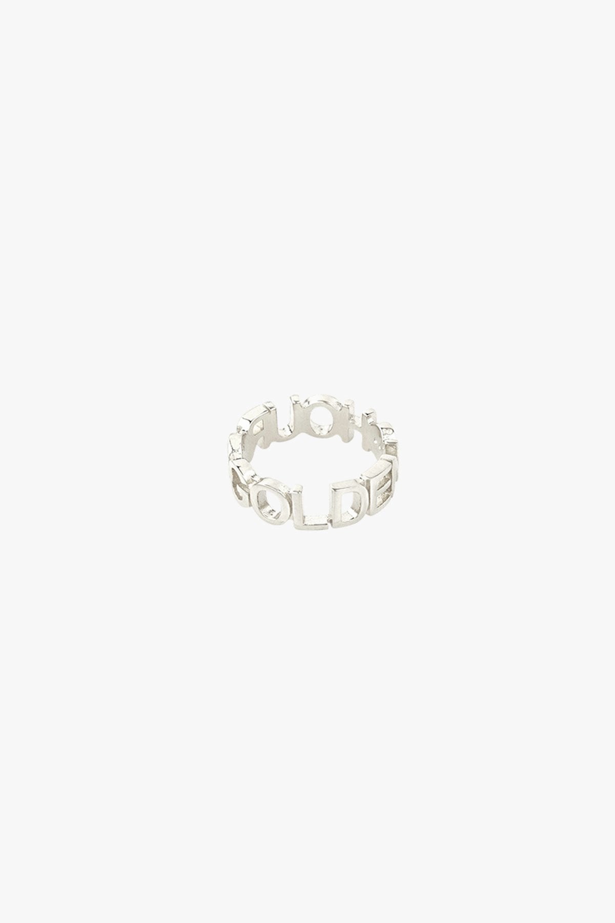 Golden hour ring silver-abc