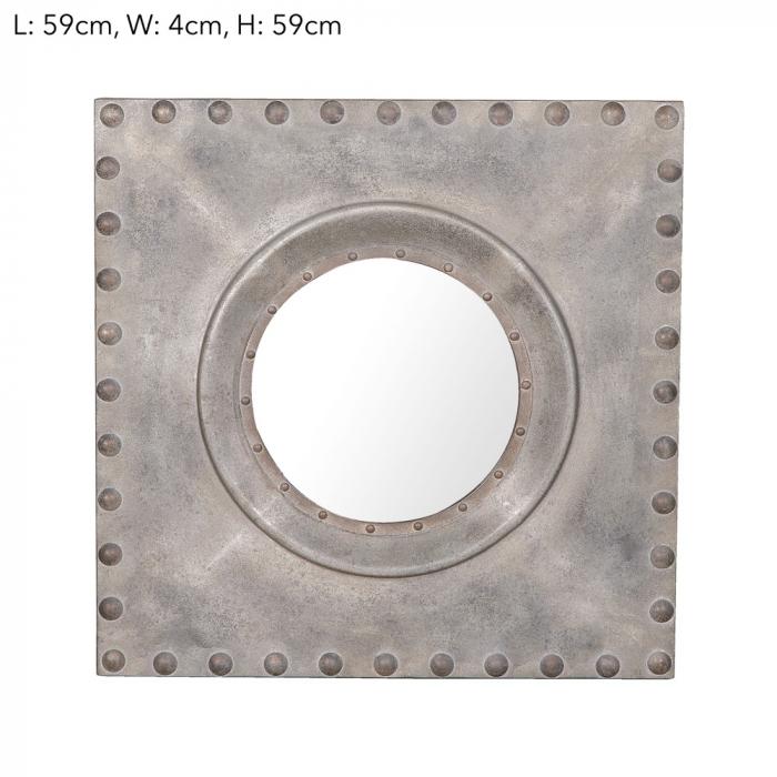 Paris Studded Mirror 59x4x59-Living-Florabelle-Default Title---abc