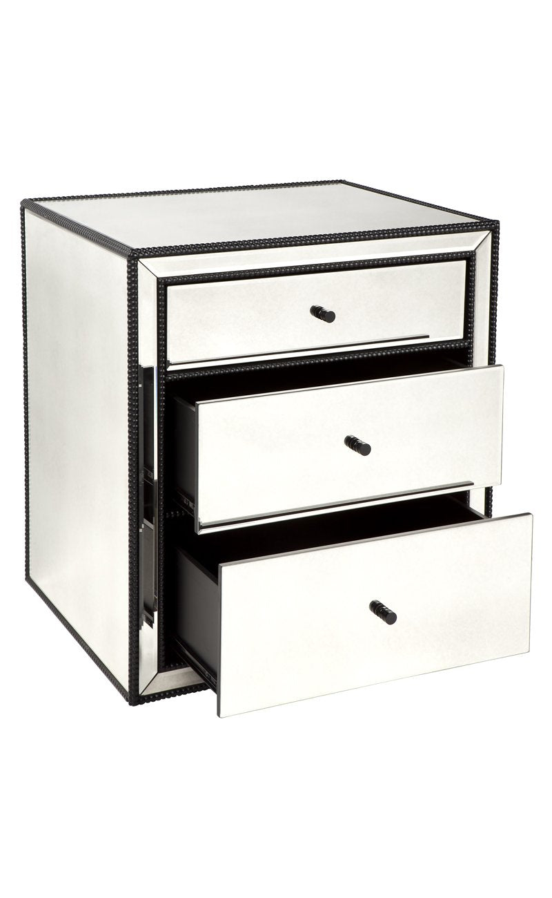 Brentwood 3 Drawer Bedside Table-abc