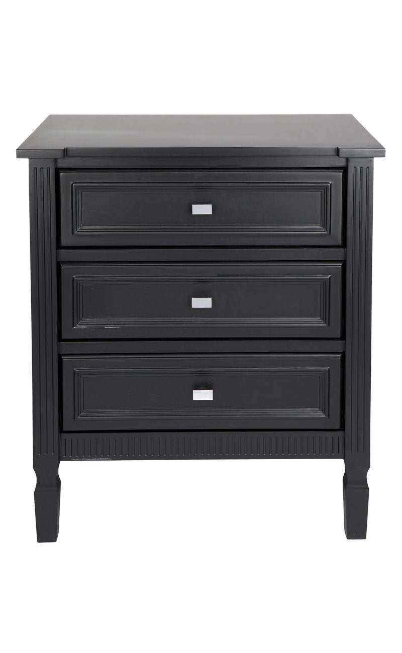 Merci Bedside Table - Large Black-abc
