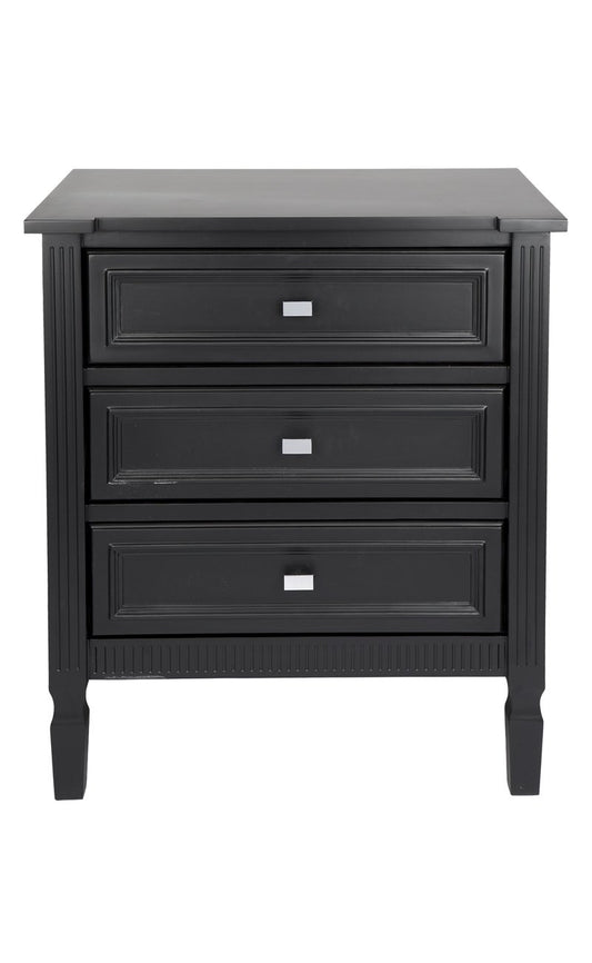Merci Bedside Table - Large Black-abc