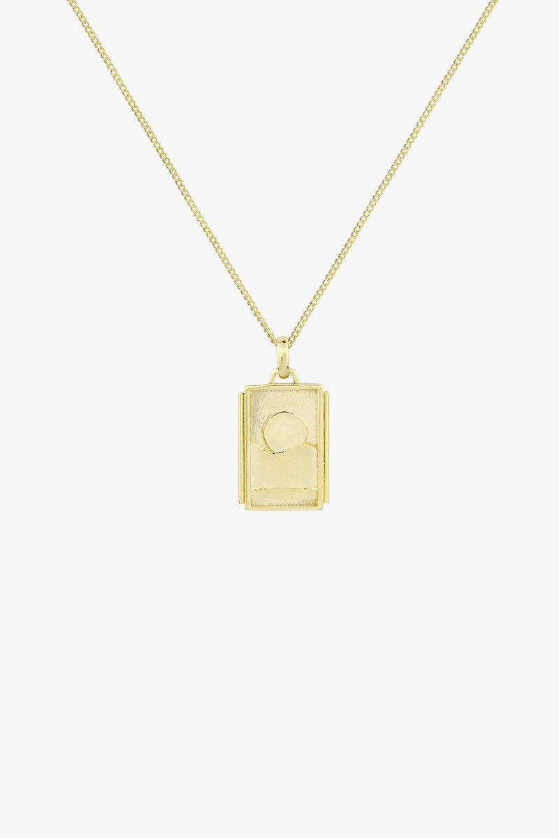 Sunset pendant gold plated-Pendant-wildthings_collectables-Pendant-Gold plated--abc