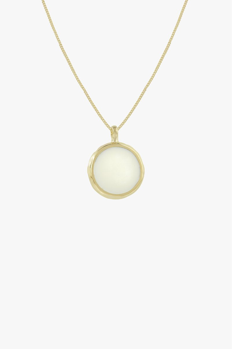 Doublesided yin yang pendant gold plated-abc