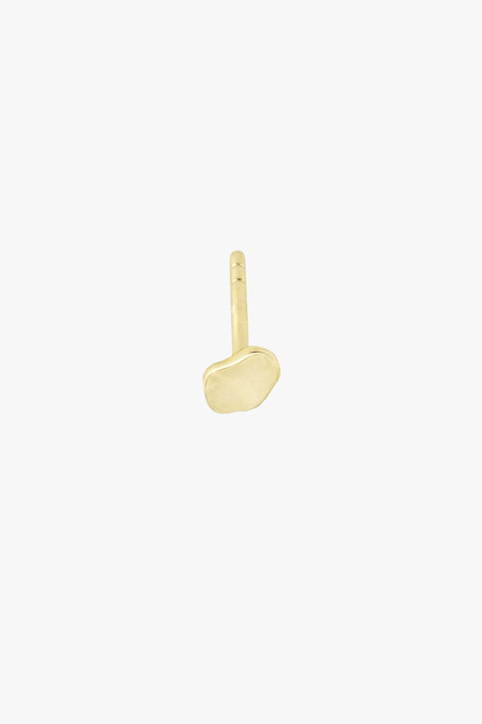 Cloud stud gold plated-abc