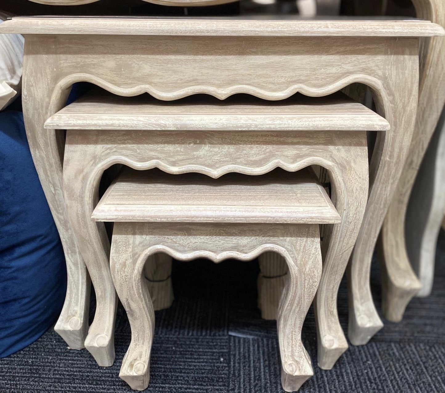 Timber Nest Of Tables-Living-Liberty Homeware-Default Title---abc