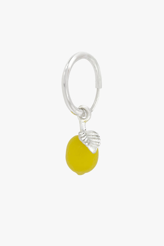 Lemon earring silver-abc