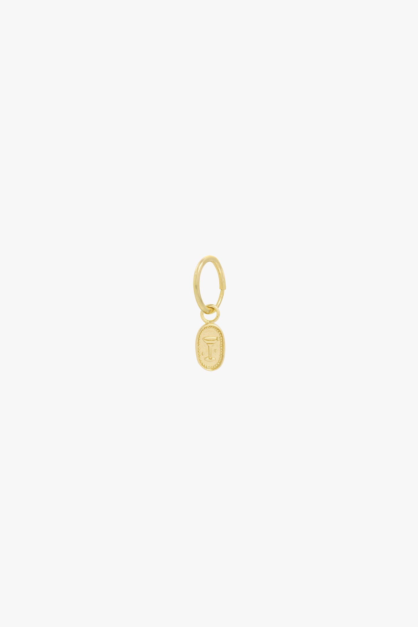 Cocktail hour earring gold plated-abc