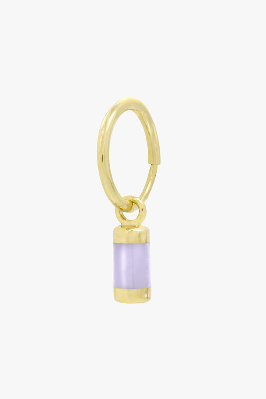 Lilac dream earring gold plated-abc